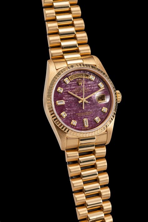 rolex day date rubellite|rolex day date.